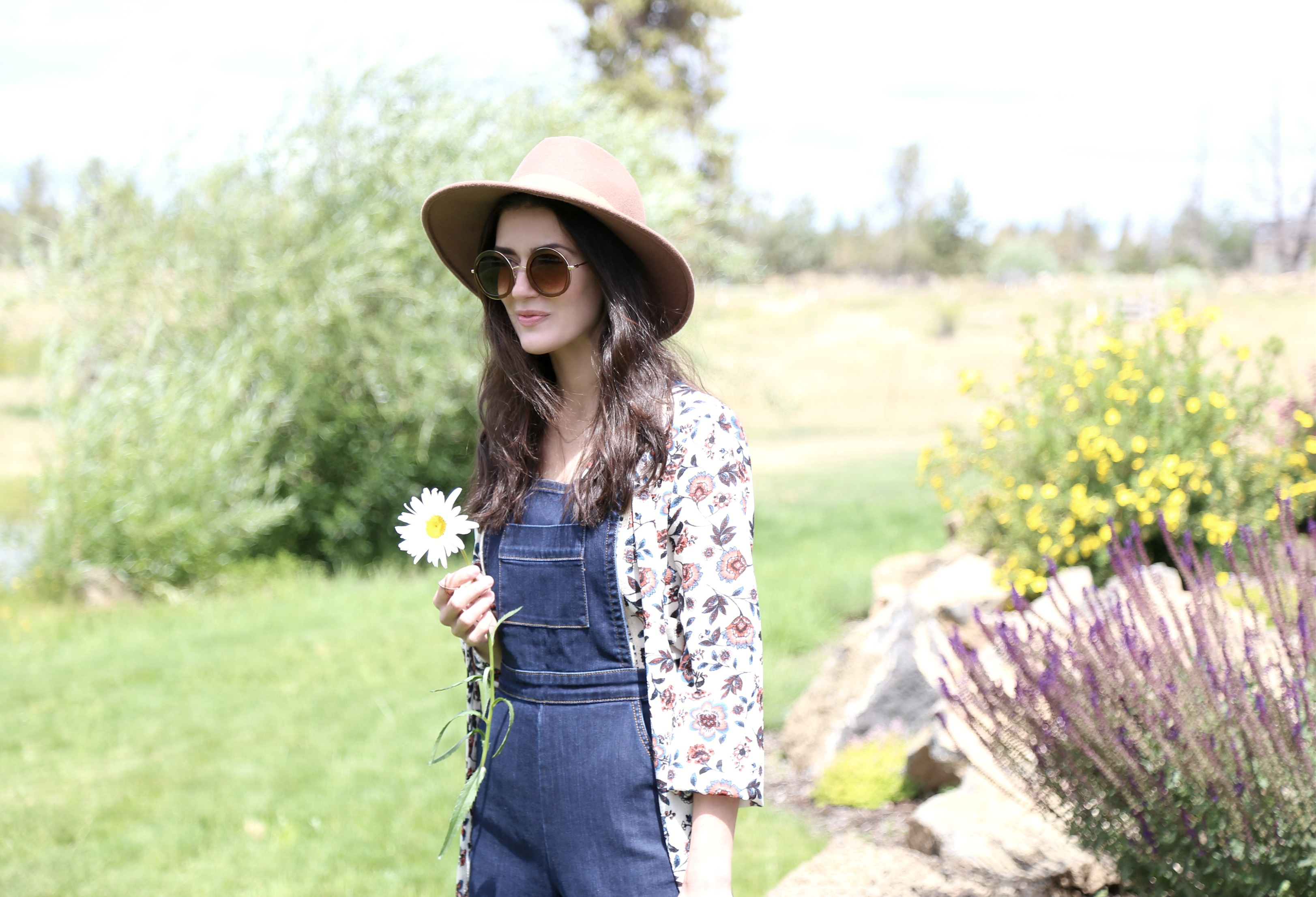Floral Overall Culottes 4a