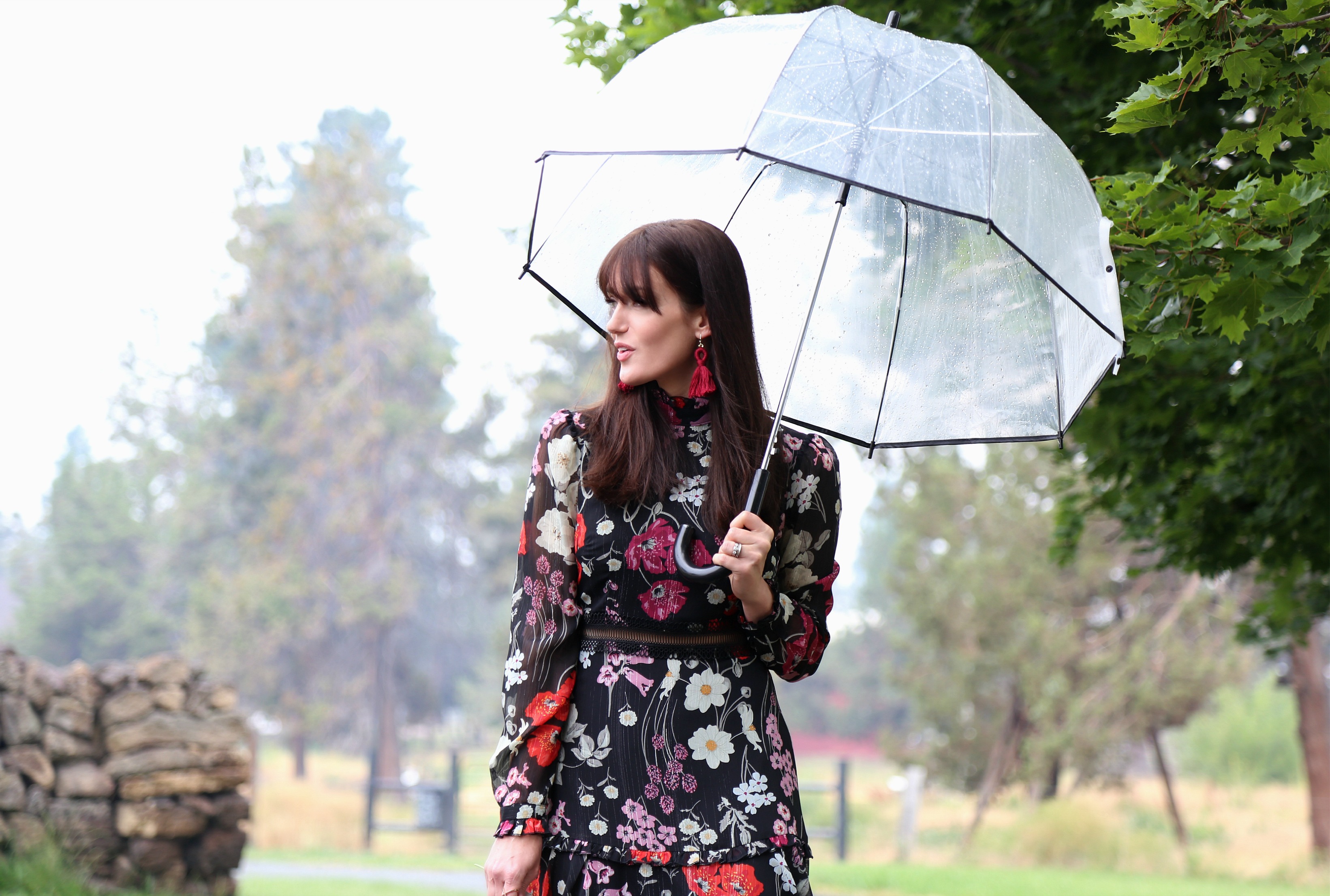 Rainy Sunday Best with Donna Morgan + Welden Bags 14a