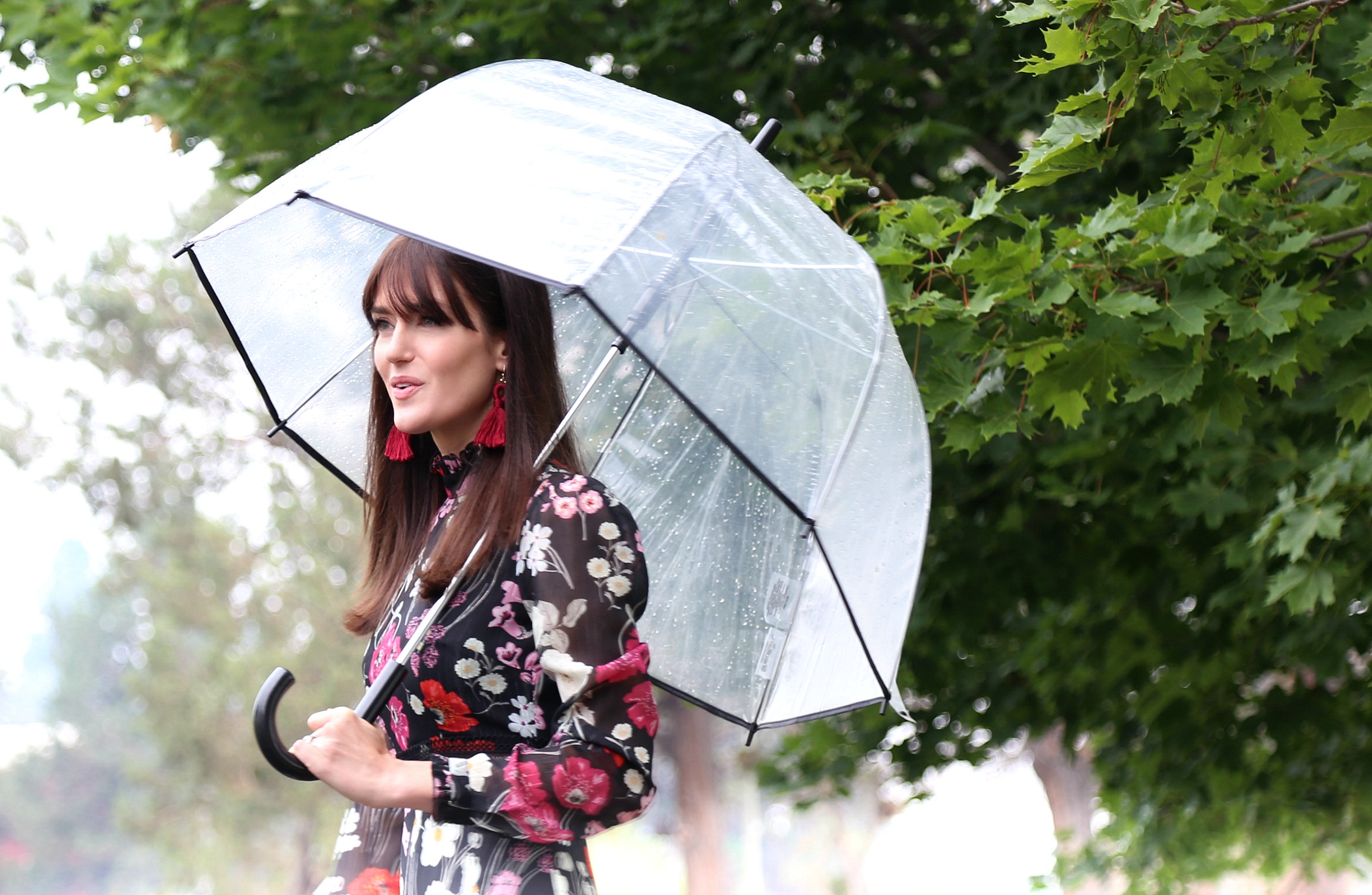 Rainy Sunday Best with Donna Morgan + Welden Bags 6a